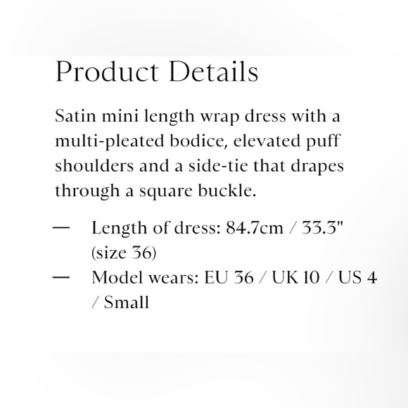 & Other Stories Satin Buckle Tie Mini Wrap Dress in Green - Picture 13 of 13